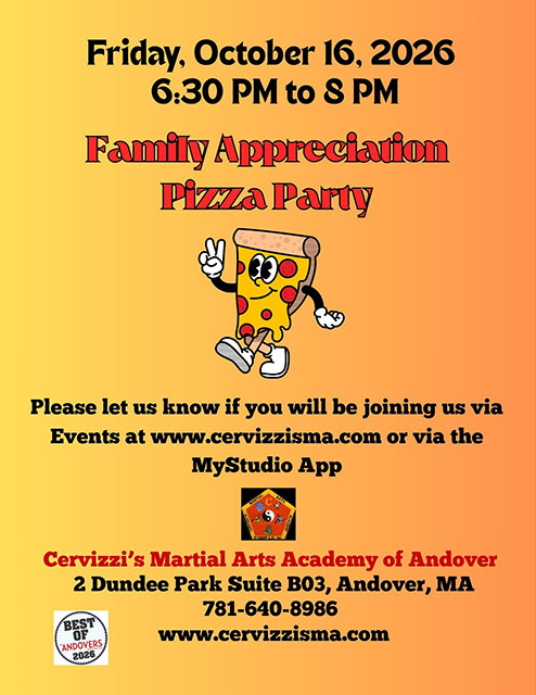 Family Appreciation Pizza Party